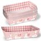 Big Dot of Happiness One Silly Goose Pink Paper Food Trays, Disposable Food Boats for Girl 1st Birthday Party, Double-Sided Paper Meal Holders - 12 Ct
